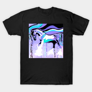 Flying Lavender Horse T-Shirt